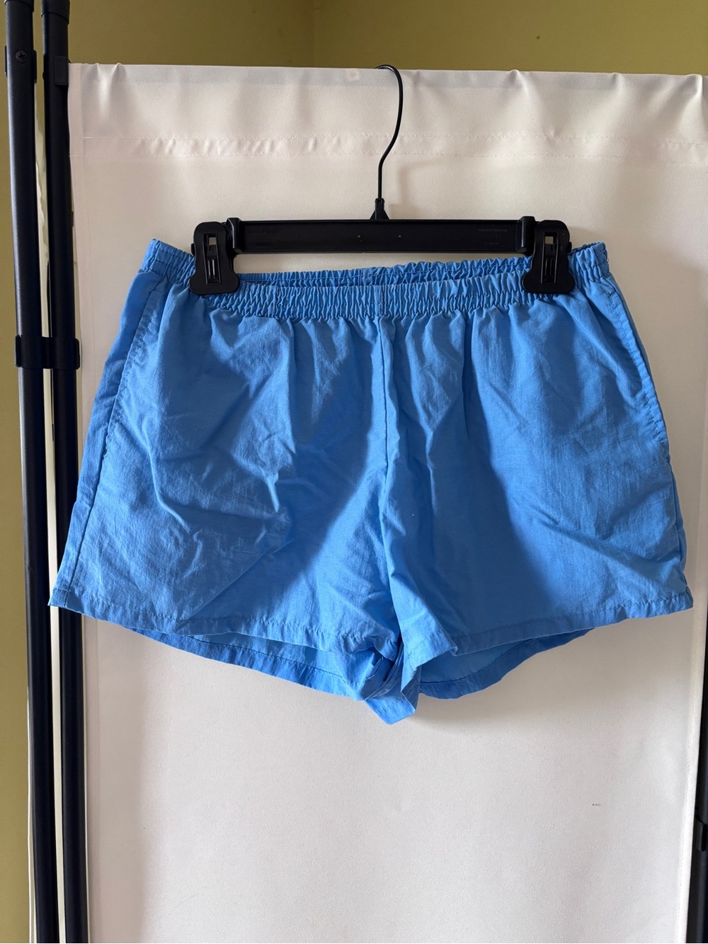 Urban Renewal Light Blue Elastic Waist Shorts